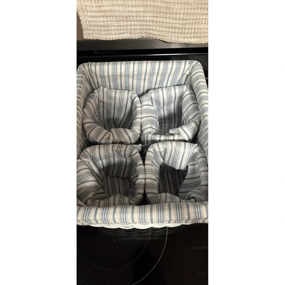 Wicker Basket Woven Storage Organizer 5 Pieces